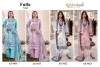 Fulfa Vol 1 By Alzohaib Chiffon Dupatta Cotton Salwar Kameez