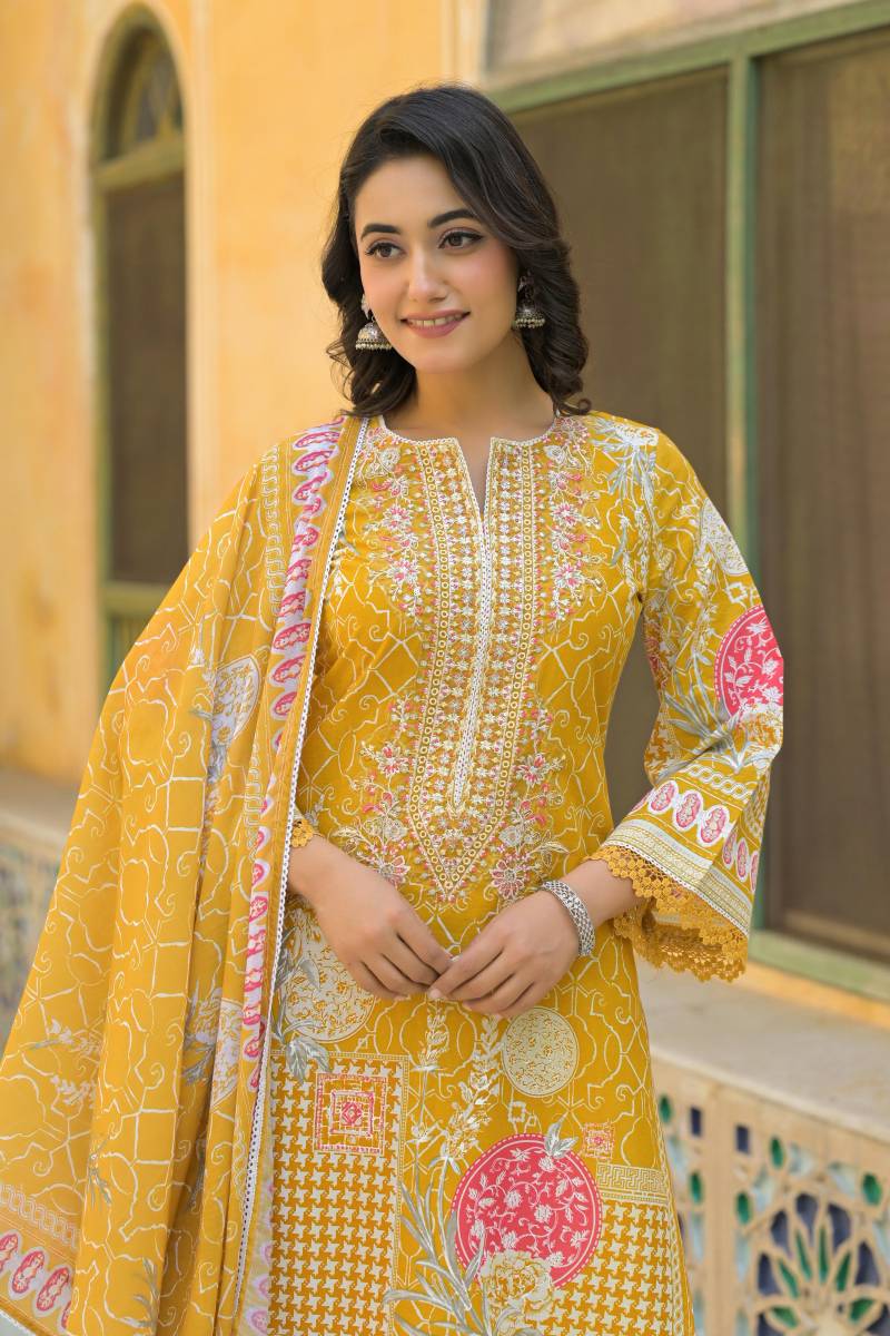 Tanyaa P 254 Cotton Wholesale Kurti With Bottom Dupatta In India