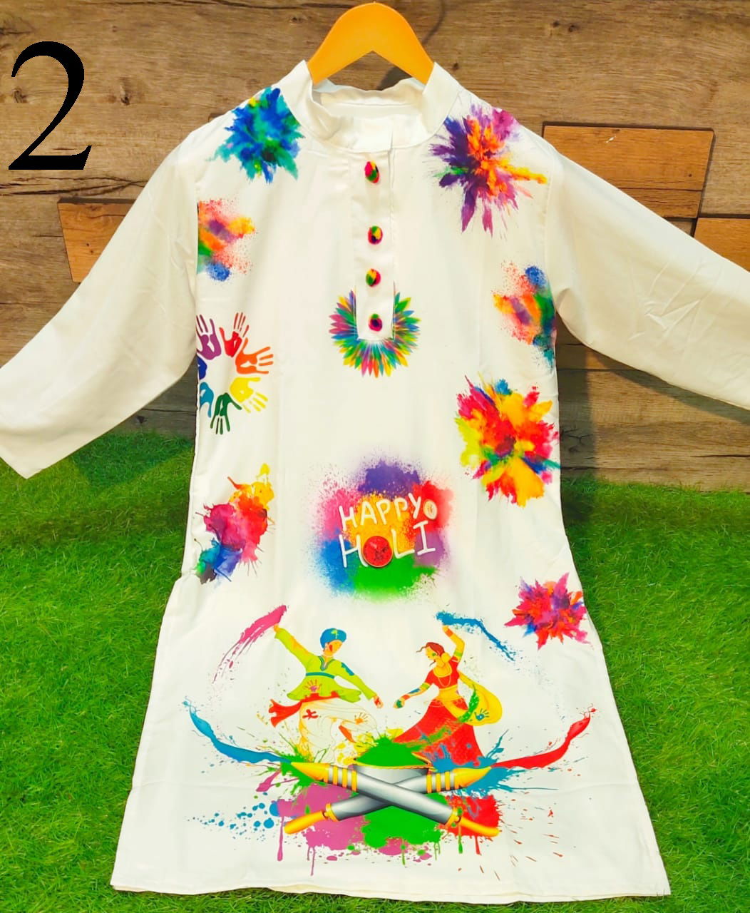Holi Special 1 Silk Digital Printed Holli Special Kurti Collection