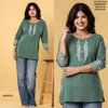 Naisha K 304 Beautiful Embroidery Work Short Top Wholesale Market In Surat