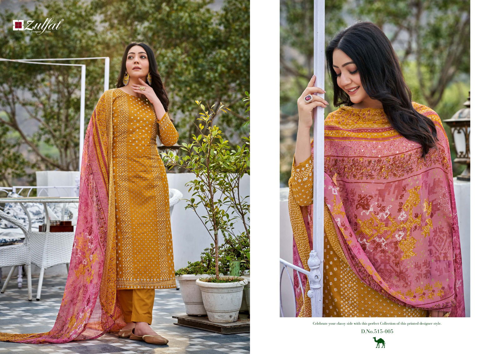 Tamanna Vol 4 By Zulfat Cotton Dress Material Catalog
