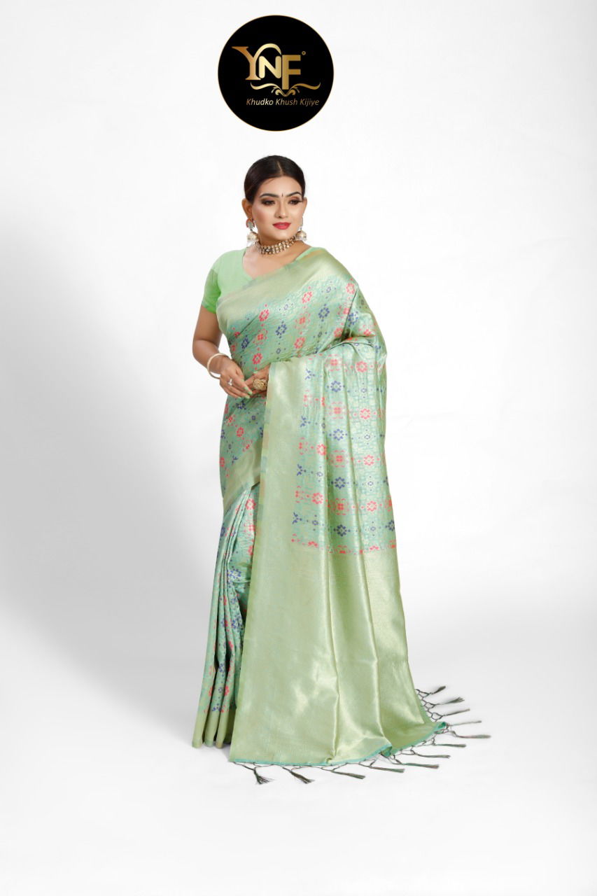 Ynf Mirraw Designer Silk Festive Wear Latest Saree Collection
