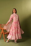 Tanyaa P 141 Designer Maslin Anarkali Style Kurta Sets Exporters In India
