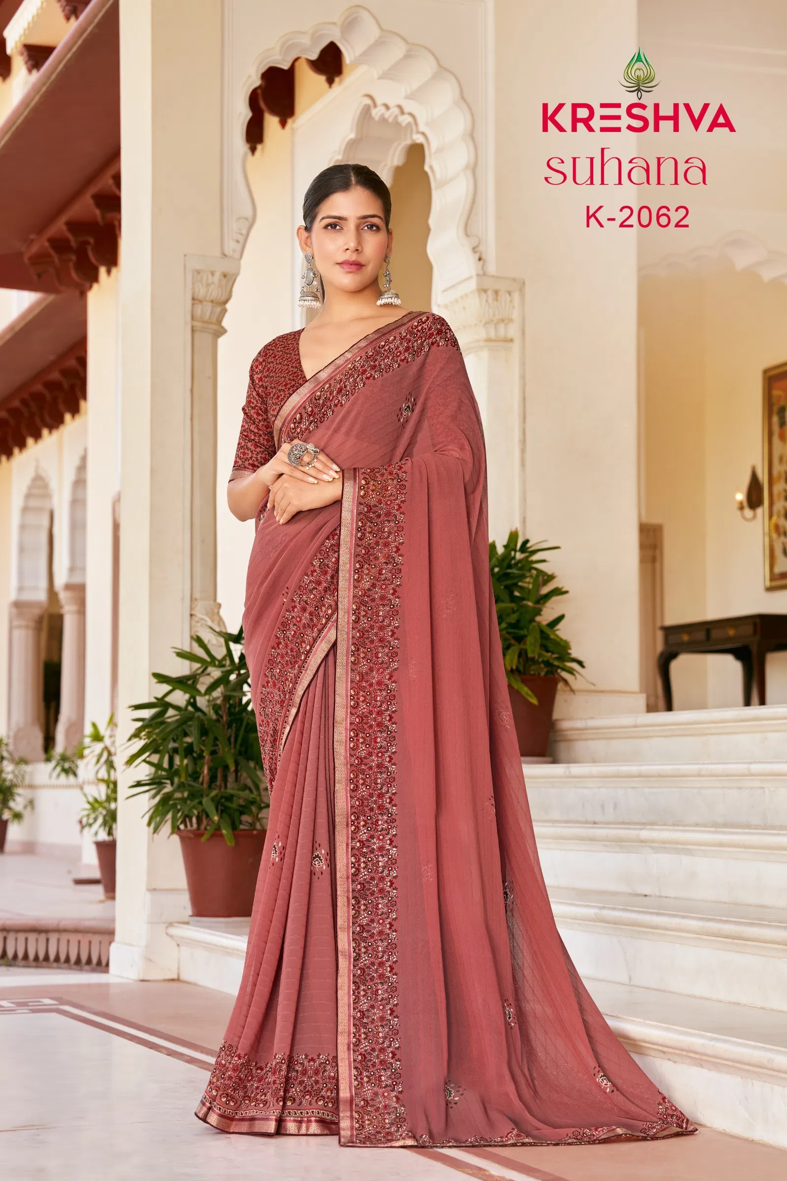 Suhana By Kreshva Dani Georgette Printed Daily Wear Saree Orders In India