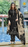 All Black Vol 24 By Jt Rayon Fancy Embroidery Dress Material Exporters In India
