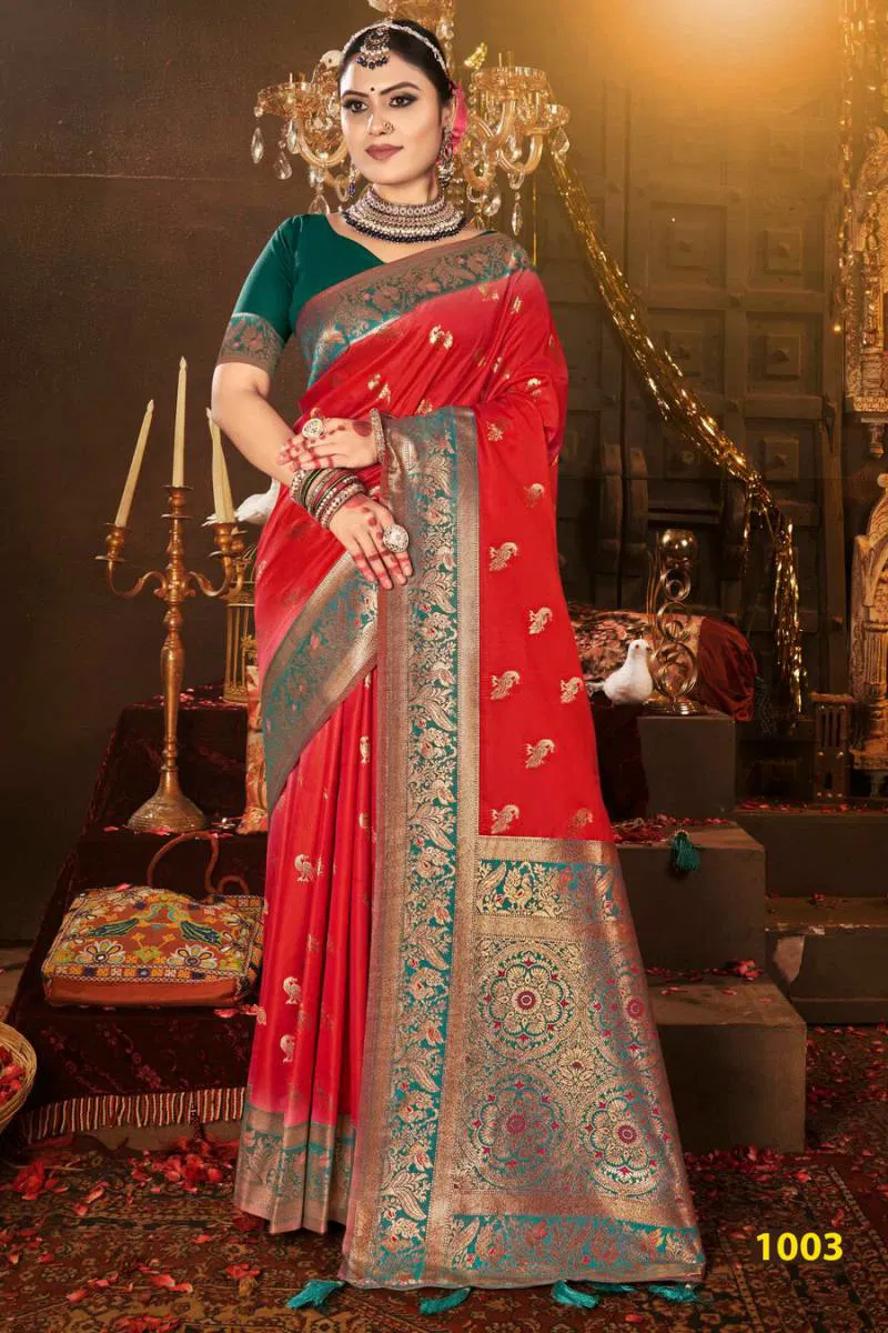 Rangkesari Silk Vol 2 By Saroj Traditional Wear Fancy Silk Saree Wholesale In India