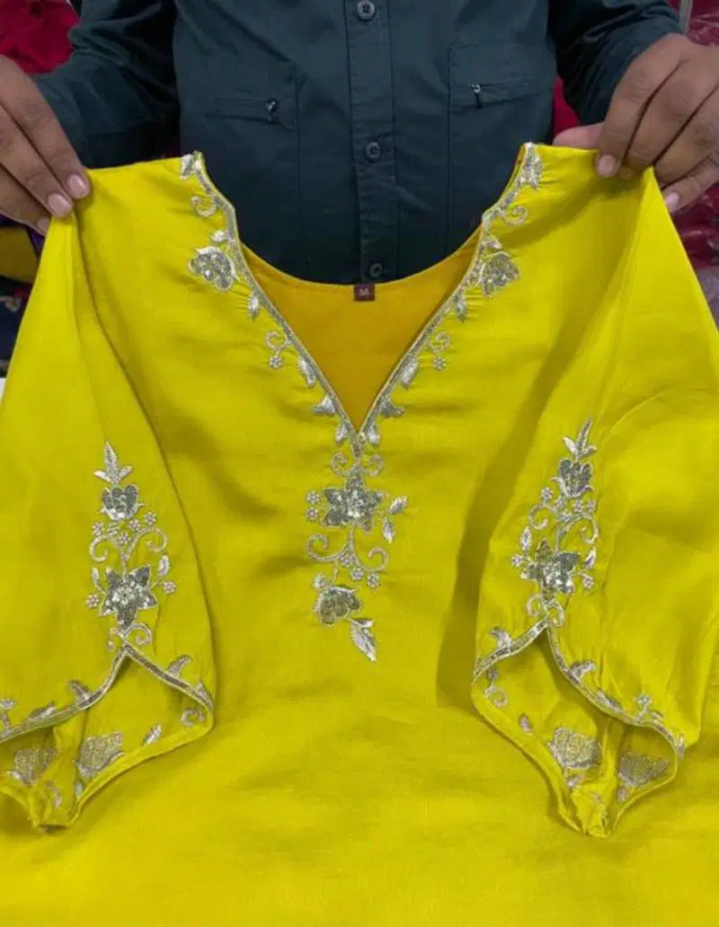 Dhuchandani 01 Viscose Chanderi Kurti Bottom With Dupatta Wholesale Clothing Distributors In India