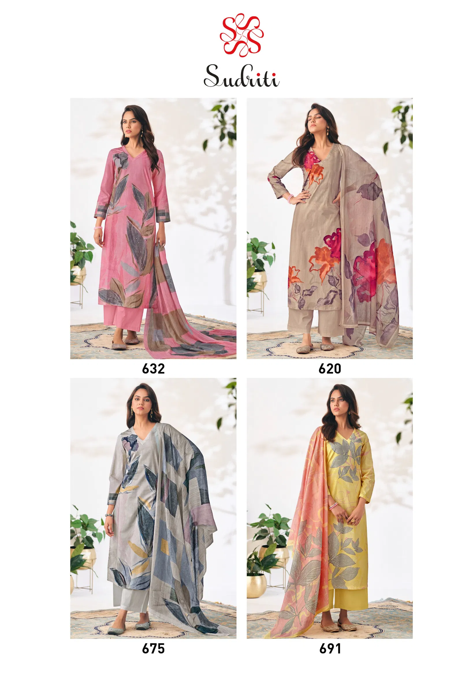 Pragya By Sudriti Pure Cotton Printed Designer Salwar Suits Wholesale Online