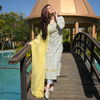 Royal White Viscose Printed Kurti With Bottom Dupatta Catalog