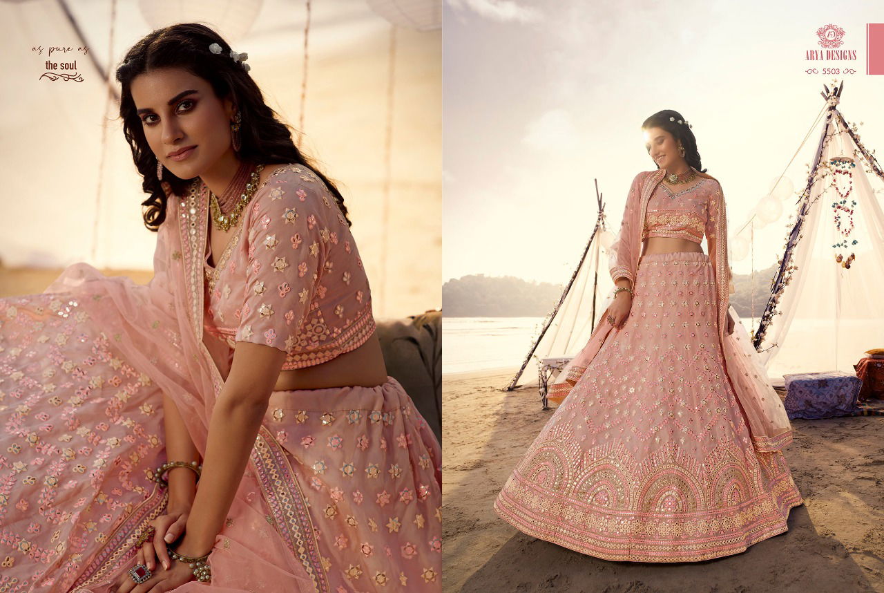 Arya Euphoria 7 Heavy Designer Soft Net Wedding and Partywear Lehenga Choli Collections

