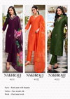 Nakhrali Vol 6 By Af Modal Silk Kurti With Bottom Dupatta Exporters In India