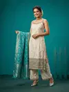 Naisha K 975 Self Jacquard Banarasi Bulk Kurti With Bottom woth Dupatta