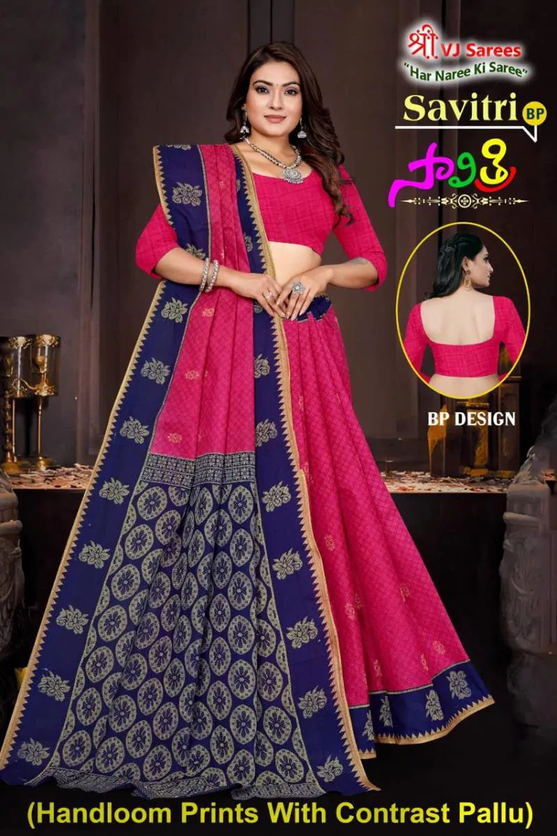 Savitri Vol 01 By Vj Cotton Printed Casual Wear Saree Wholesale Market In Surat