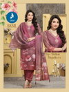 Basil By Kaya Chanderi Digital Printed Readymade Suits Best Wholesale Shop In Surat