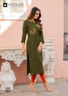 Sumer By Kadlee Rayon Thread work Wholesale Kurti Suppliers In Mumbai