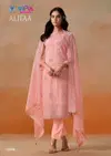Alitaa By Vipul Crinkle Chiffon Embroidery Designer Salwar Suits Exporters In India
