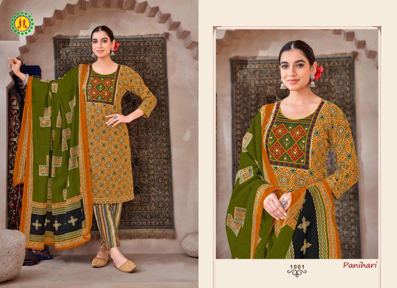 Panihari Vol 1 By Jt Cotton With Mirror Work Dress Material Suppliers In India