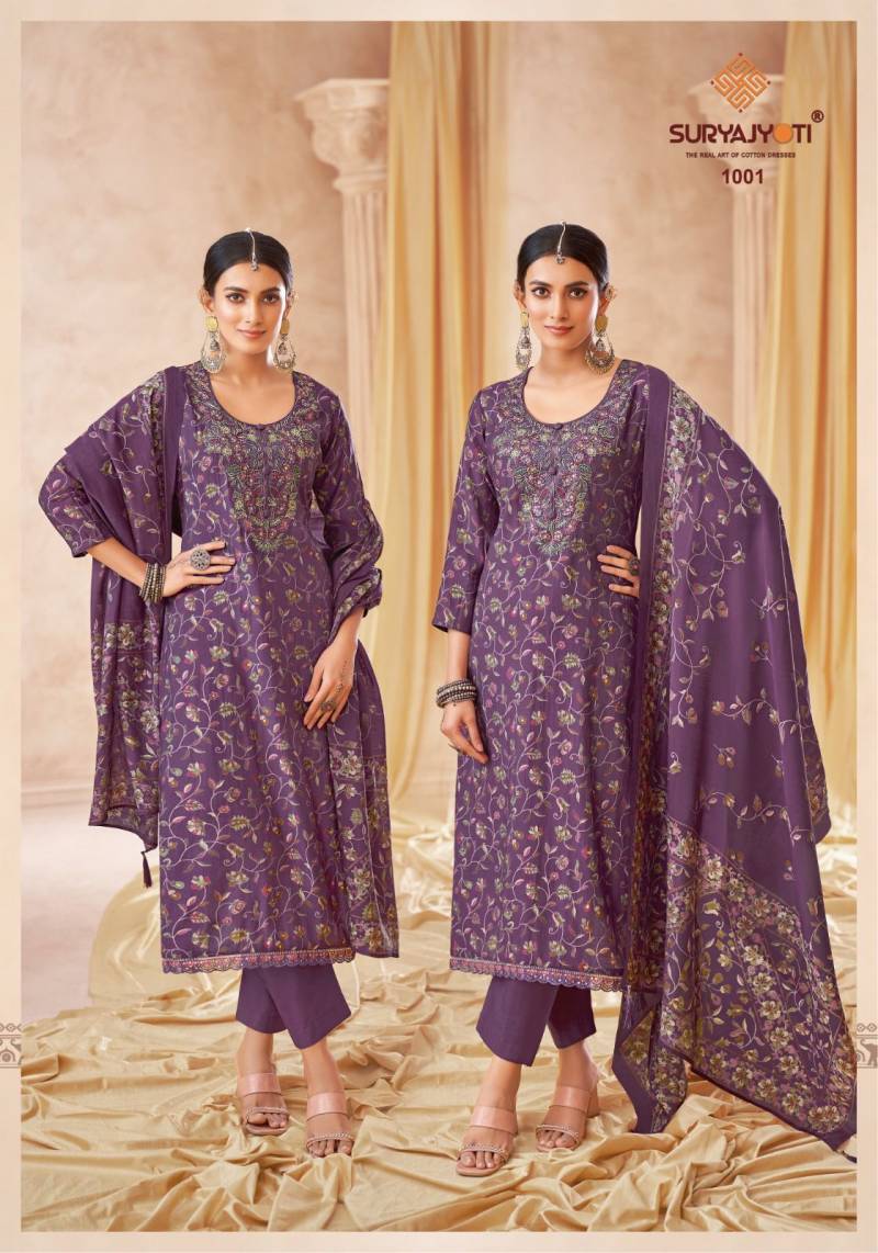 Kesha Vol 1 By Suryajyoti Modal Discharge Dress Material Suppliers In India