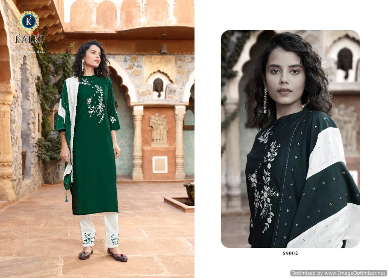 Kalki Sanskruti Pure Chinon Silk Latest Festive Wear Designer Ready Made Suit Collection