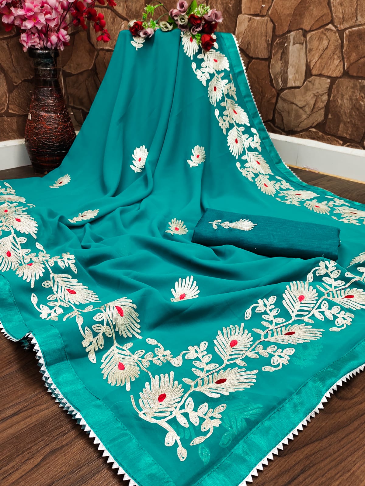 Shalini 3 New Exclusive Party Wear Georgette Designer Saree Collection