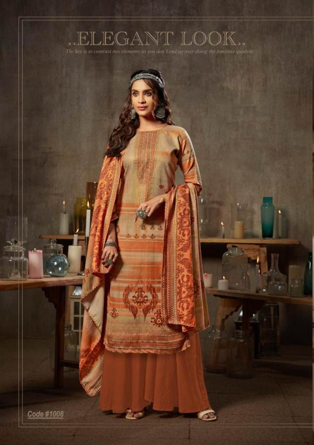 Roli Moli Silky 7  Latest Collection Of Designer Ready Made Pure Pashmina Jacquard 