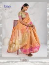 Tatvika By Sethnic Self Zari Woven Tissue Linen Fancy Saree Online Wholesale