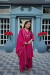 Naisha K 597 Roman Silk With Wotk Top With Bottom Dupatta Wholesale In India