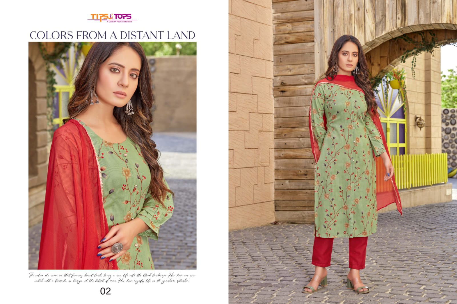 Tips Tops Melody 1 Festive Wear Rayon Printed Designer  Ready Made Collection
