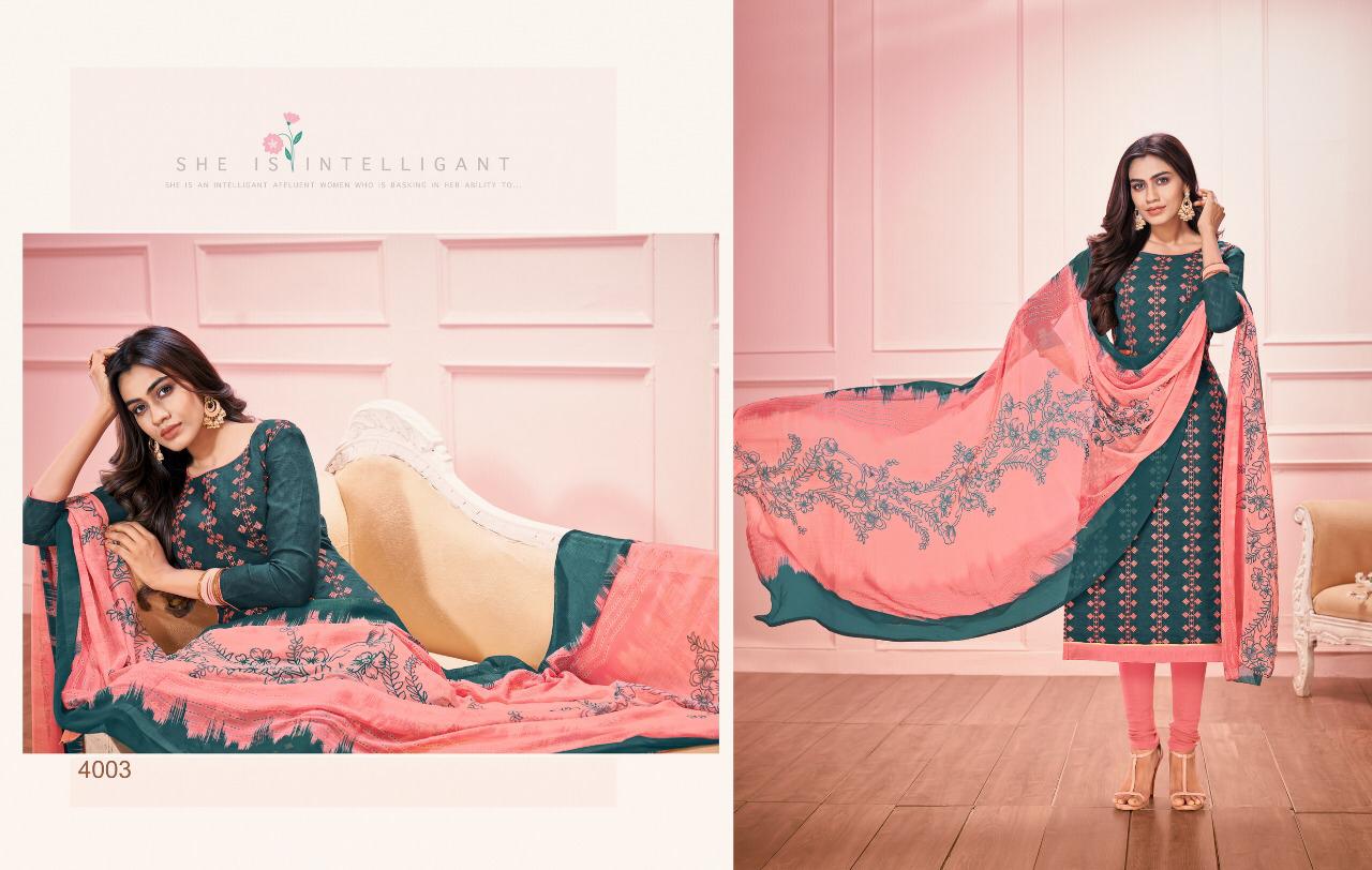 Daairy Don 25 Designer jacquard Work With Fancy Lace Dress Material Collection