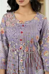 Naisha K 100 Cotton Flower Printed Kurti With Bottom Wholesale In India