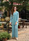 Marbles 7 By Lady Leela Viscose Silk Cord Set Ladies Top With Bottom Orders In India