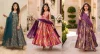 Lucaya Kids Vol 2 Rayon Digital Printed Flare Kids Girls Gown Set