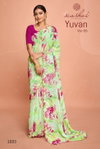 Yuvan Vol 5 By Kashvi Fancy Georgette Saree Wholesale Market Surat