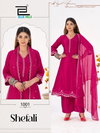Shefali By Blue Hills Vichitra Silk Kurti With Bottom Dupatta Wholesalers In Surat