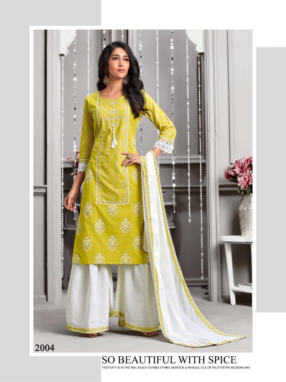 Kiana Crystal 2 Exclusive Casual Wear Readymade Rayon Salwar Suit Collection
