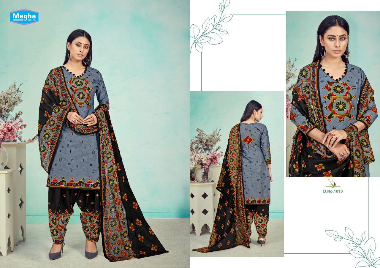 Megha Panghat Vol 1 Exclusive Pure Cotton Printed Casual Wear Dress Material Collection 