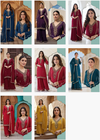 Naisha K 325 Georgette Handwork Top With Bottom Dupatta Bulk Orders In India