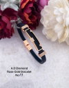 AD Diamond Rose Gold Fancy Bracelets Accessories Catalog
