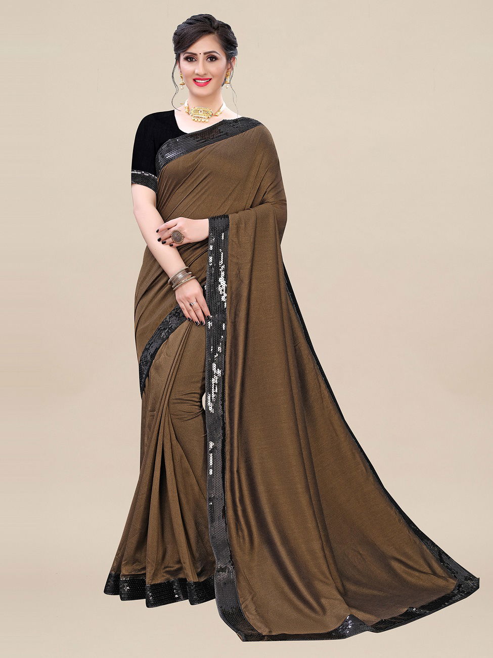 Amelia Silk Blend Latest fancy Designer Party Casual Wear Silk Blend Sarees Collection

