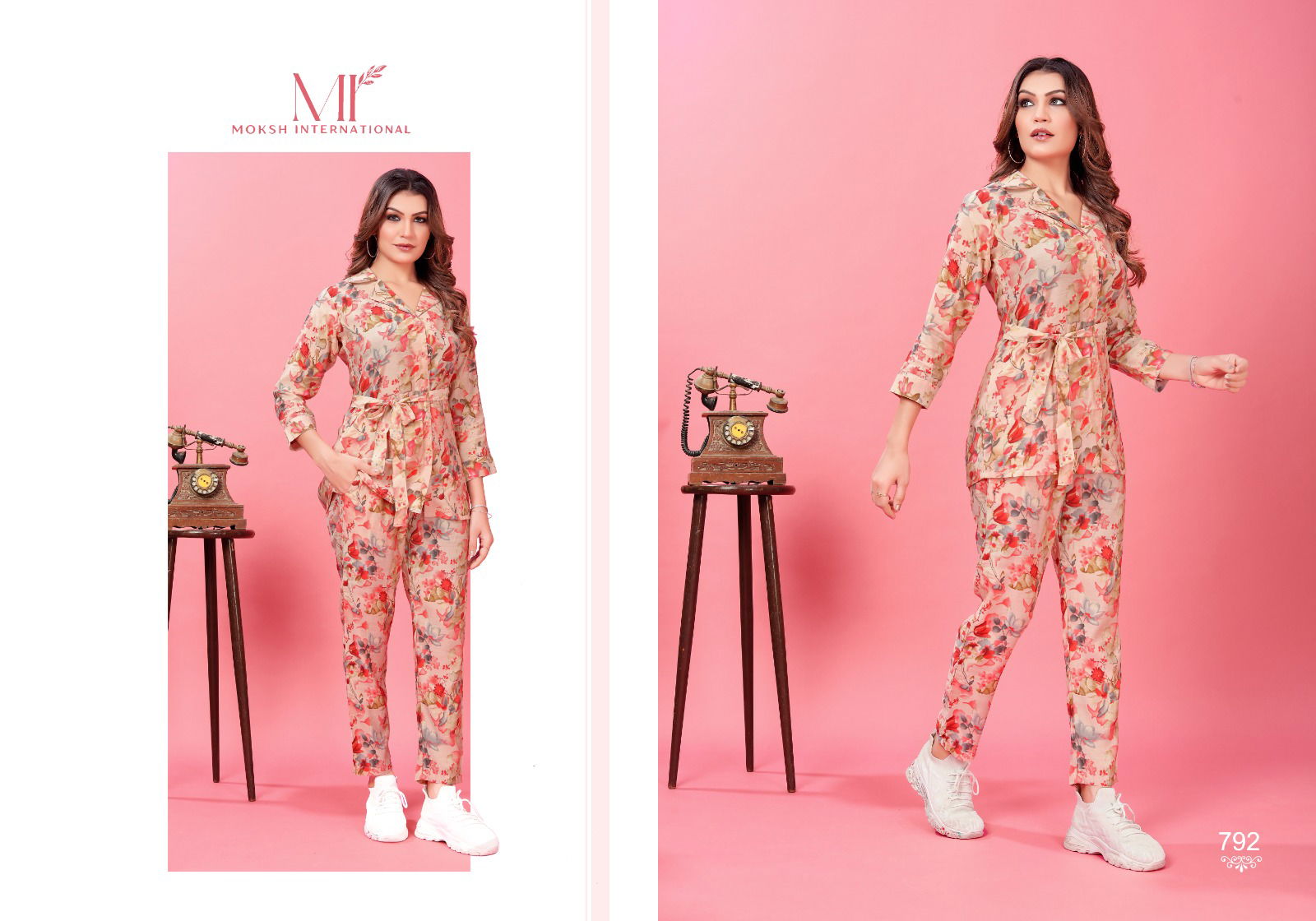 Co-ord Queen By Moksh Premium Rayon Western Co-ord Set Catalog