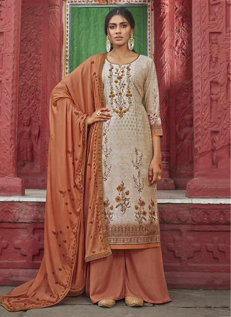 Pure Muslin Digital Printed Palazzo Suits Collection