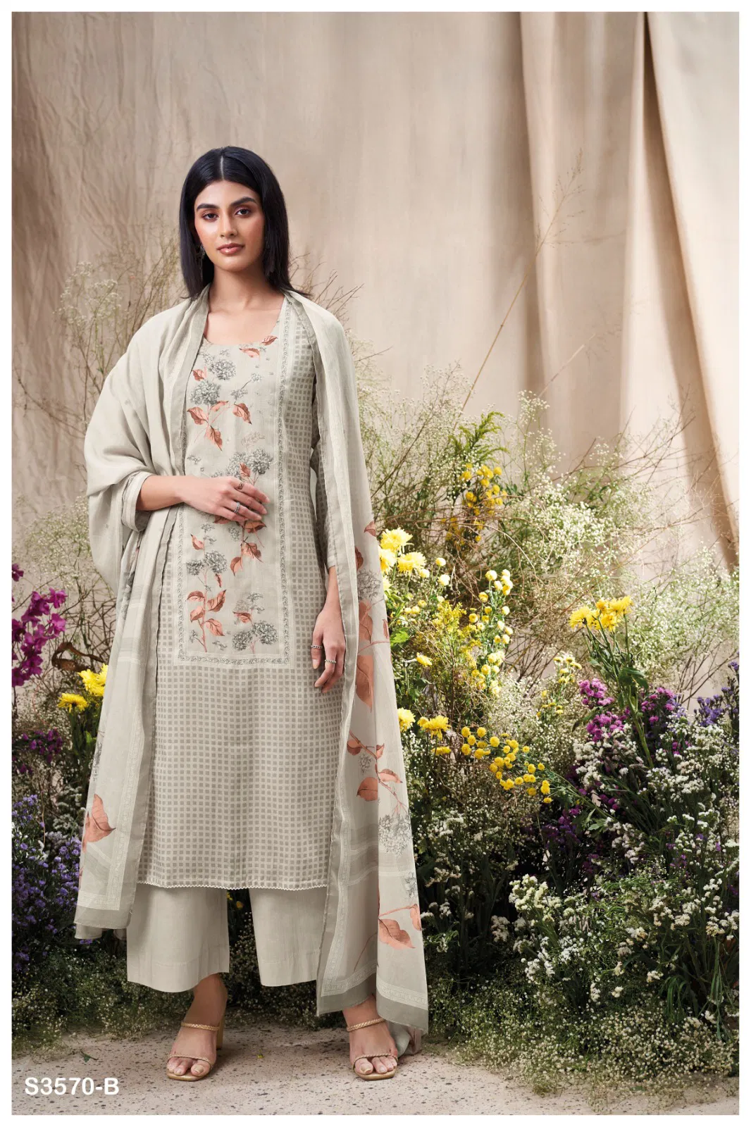 Francis 3570 By Ganga Cotton Printed Salwar Suit Wholesalers In Delhi