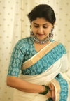 Mg 278 Cotton Gold Zari Patta Border Printed Saree Catalog