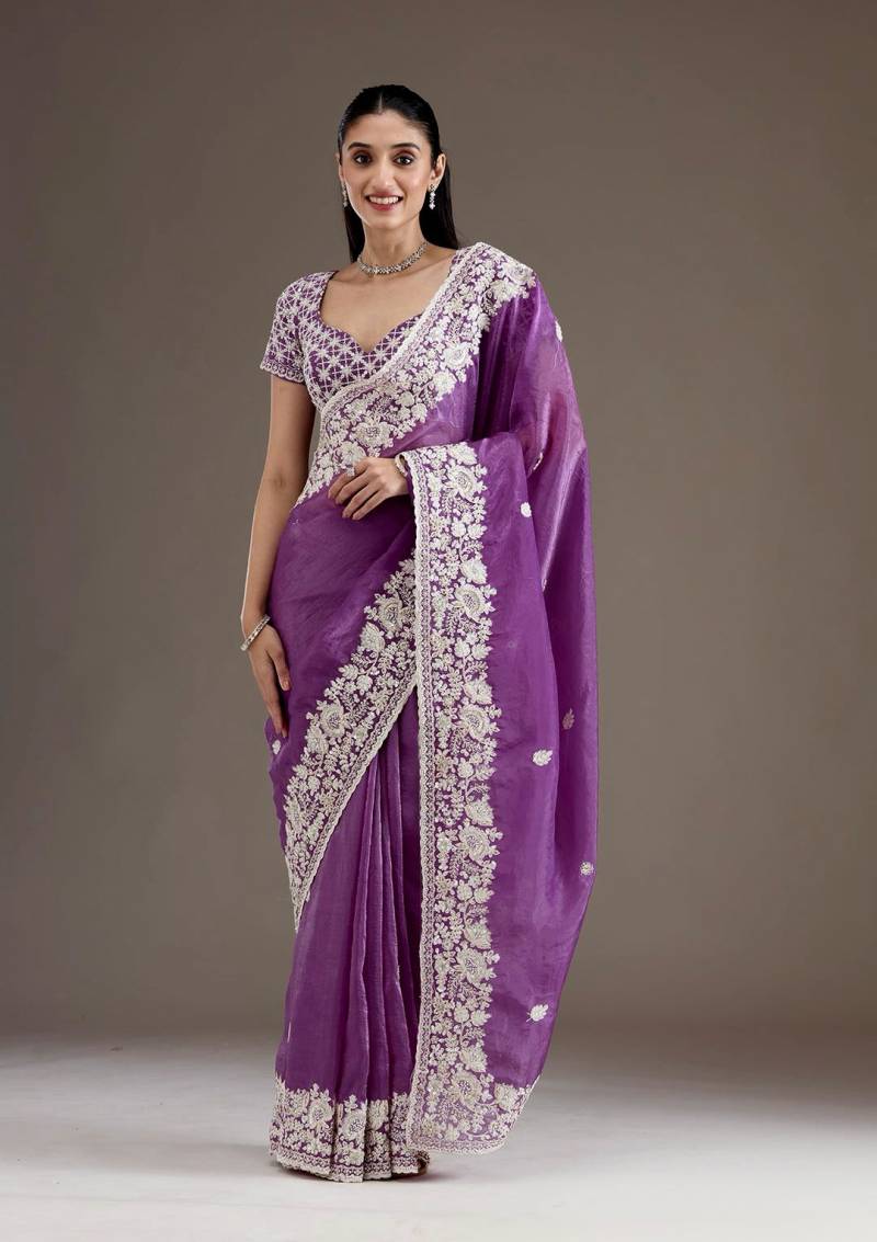 Bt 1265 Gold Crush Embroidery Codding Saree Wholesale Market Surat
