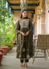 Naisha K 299 Cotton Embroidered Kurti With Pant Dupatta Wholesale Market In Surat