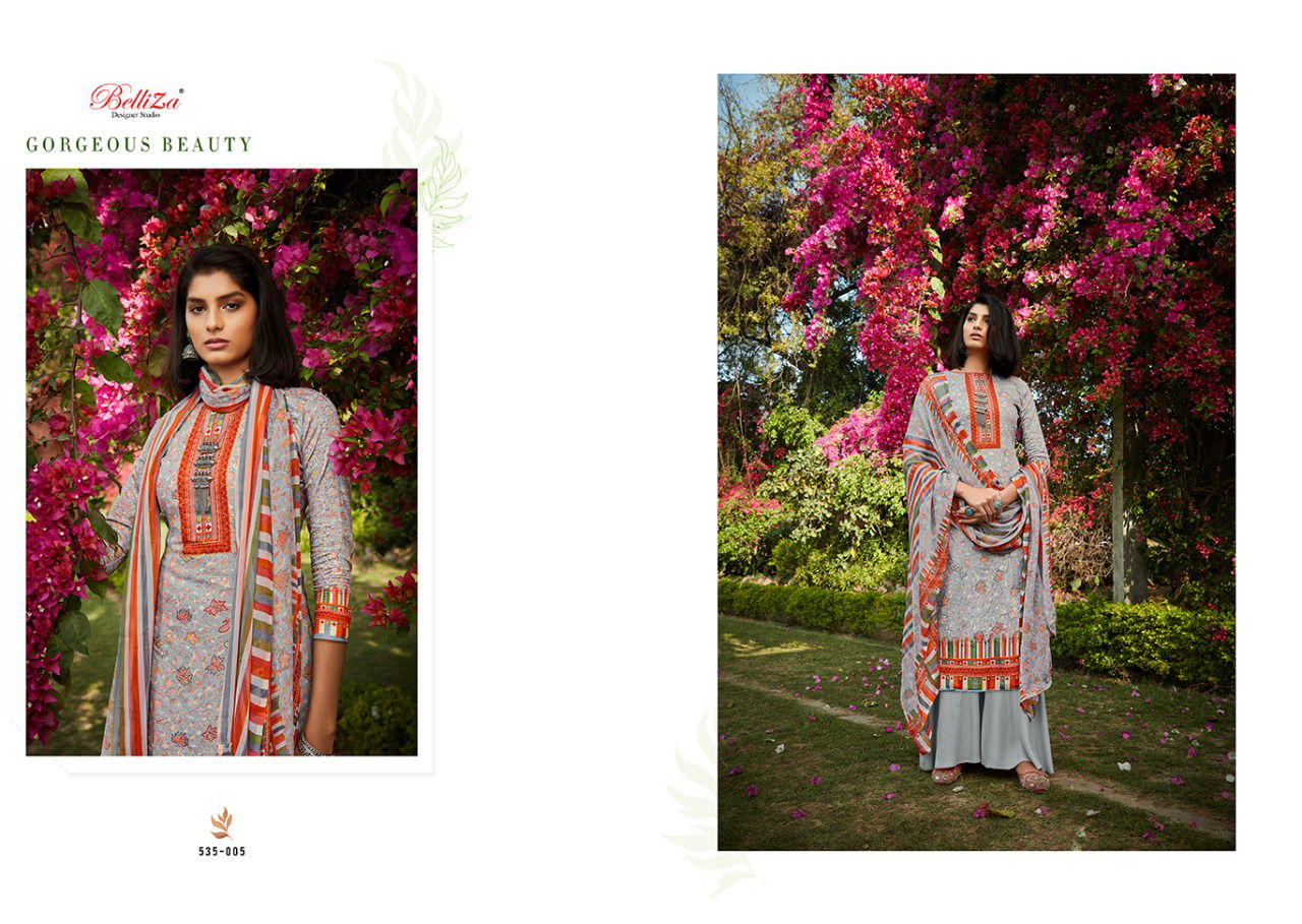Belliza Swara 2 Designer Ethnic Wear Pure Original Heavy Jam Cotton Digital Print Dress Material Collection

