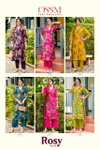 Rosy Vol 2 By Ossm Vertican Discharge Printed Kurti With Bottom Wholesale Online