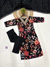 KF 4055 Kalaai Russian Silk Embroidery Kurti With Bottom Dupatta Orders In India