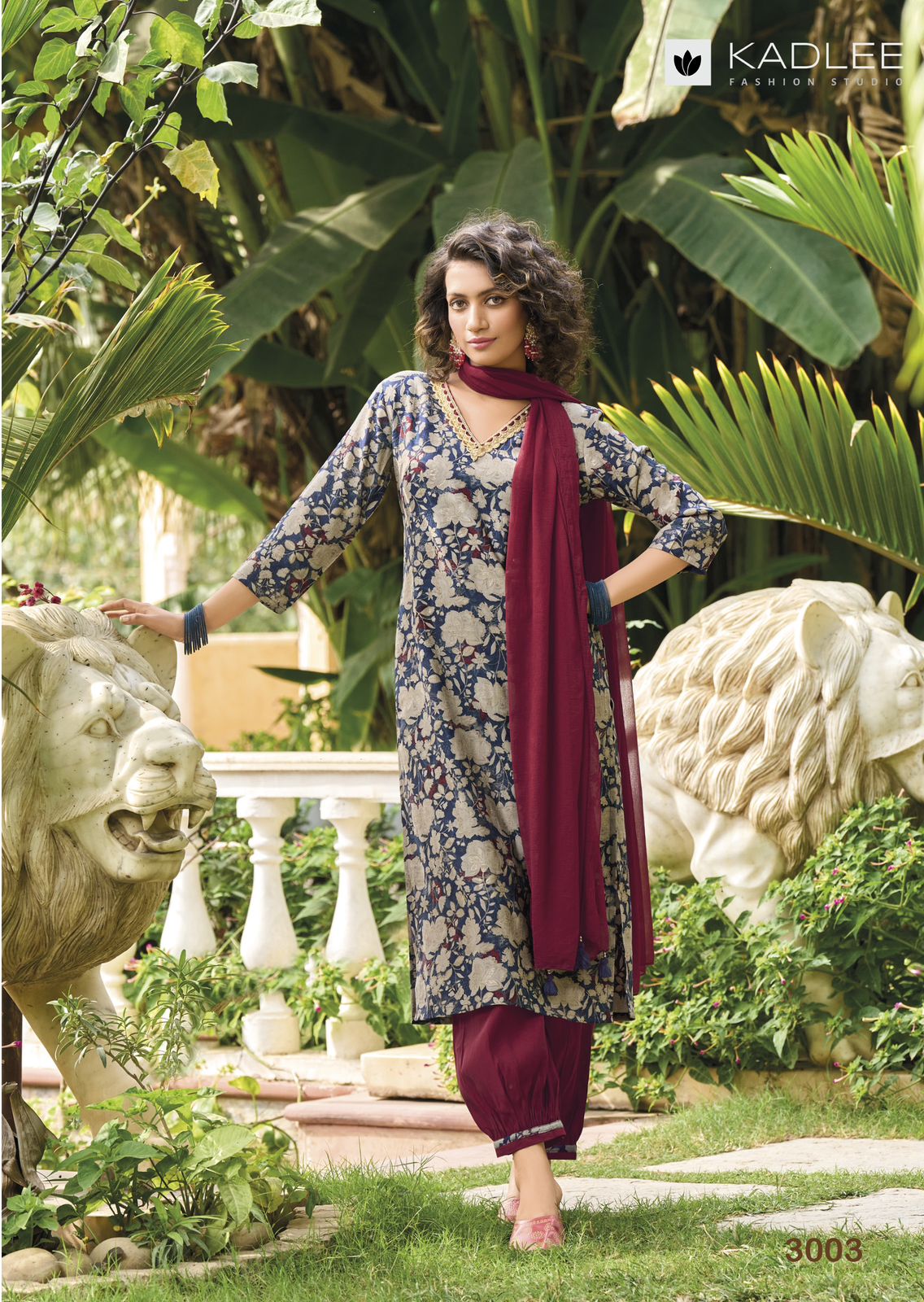 Blossom By Kadlee Modal Printed Kurti With Bottom Catalog
