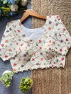 Fab Khadi Color Vol 1 Embroidered Khadi Blouse Suppliers In India